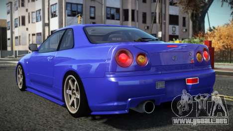 Nissan Skyline R34 Tolab para GTA 4