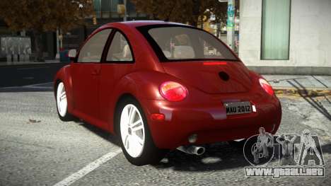Volkswagen New Beetle Golsy para GTA 4