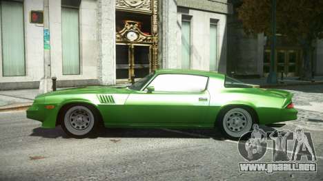 Chevrolet Camaro Z28 Baman para GTA 4