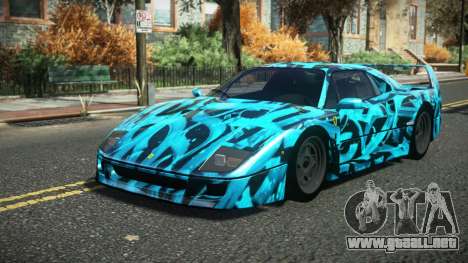 Ferrari F40 Davy S10 para GTA 4