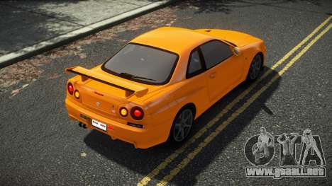 Nissan Skyline R34 Heyku para GTA 4
