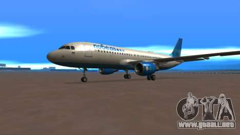 Airbus A320 200 Pobeda Airlines para GTA San Andreas