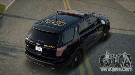 ACSO 2013 Ford Explorer para GTA San Andreas