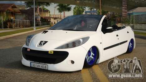 Peugeot 207 Cabrio para GTA San Andreas