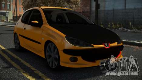 Peugeot 206 CT6-Hl para GTA 4