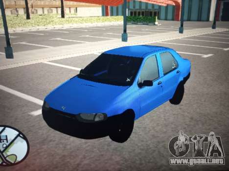Fiat Siena 1997 (llantas negras) para GTA San Andreas