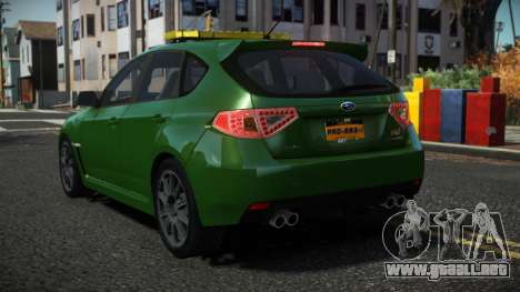 Subaru Impreza Manule para GTA 4