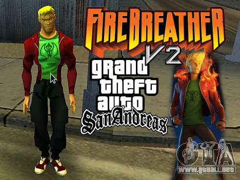 Duncan Rosenblatt (Firebreather) - Skin v2 Movie para GTA San Andreas