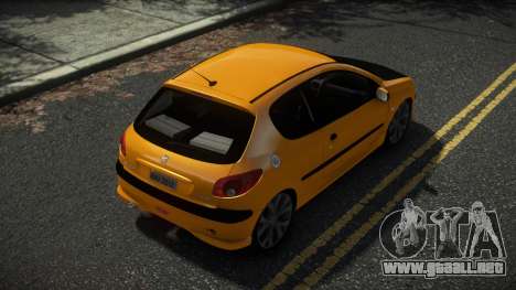 Peugeot 206 CT6-Hl para GTA 4