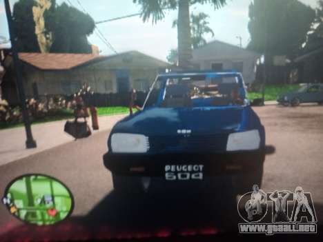 Peugeot 504 Pick Up (mejorado) para GTA San Andreas
