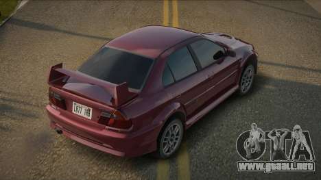 1998 Mitsubishi Lancer Evolution V para GTA San Andreas
