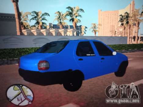 Fiat Siena 1997 (llantas negras) para GTA San Andreas