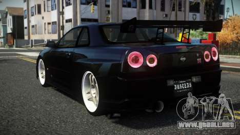 Nissan Skyline R34 Tuhina para GTA 4