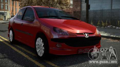 Peugeot 206 Elehun para GTA 4