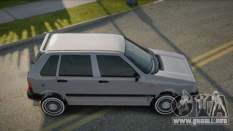 Fiat Uno 70S Etiket para GTA San Andreas