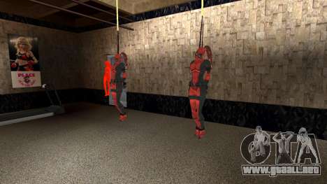 Bolsa de boxeo Lady Deadpool para GTA San Andreas