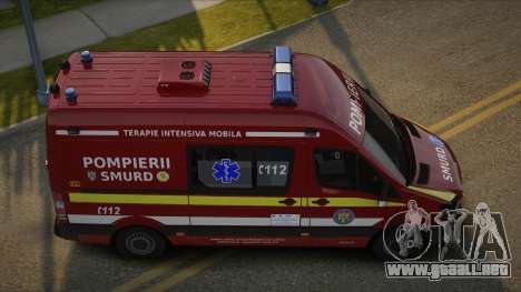 Mercedes-Benz Sprinter W906 Romanian Ambulance para GTA San Andreas