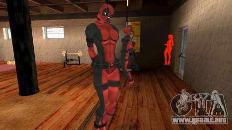 Bolsa de boxeo Lady Deadpool para GTA San Andreas