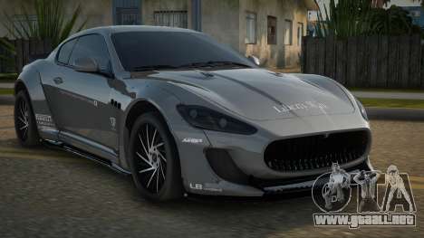 Maserati Gran Turismo NRS para GTA San Andreas