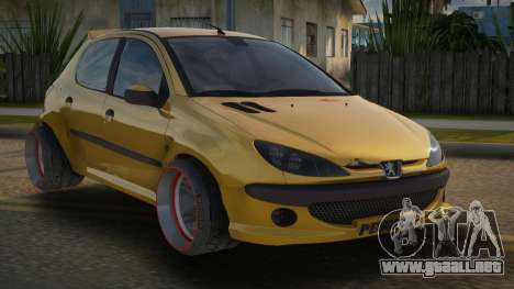 Peugeot 206 Tyho para GTA San Andreas