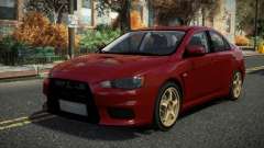 Mitsubishi Lancer Evo X Blaurs para GTA 4