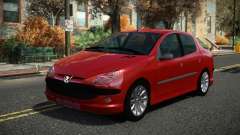 Peugeot 206 Elehun para GTA 4