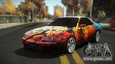 Nissan Skyline R32 Gracely S12 para GTA 4