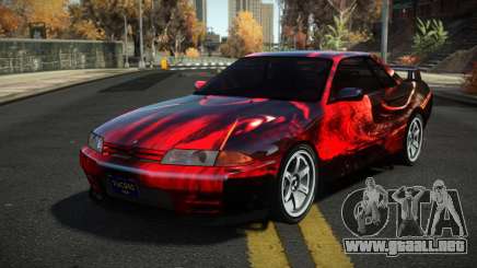 Nissan Skyline R32 Gracely S5 para GTA 4