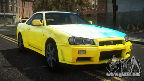 Nissan Skyline R34 Drujo S7 para GTA 4