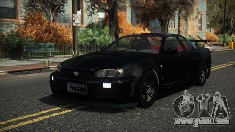 Nissan Skyline R34 Zertuka para GTA 4
