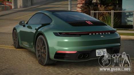 Porsche 911 (992) Carrera 19th para GTA San Andreas