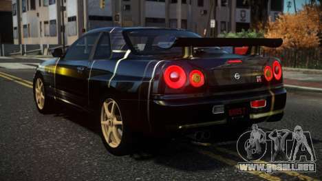 Nissan Skyline R34 Nazuxy S13 para GTA 4
