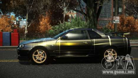 Nissan Skyline R34 Nazuxy S13 para GTA 4