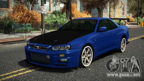 Nissan Skyline R34 Bayoky para GTA 4