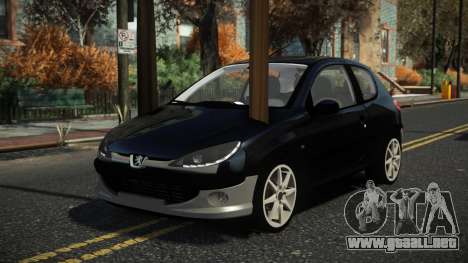 Peugeot 206 Zaserf para GTA 4