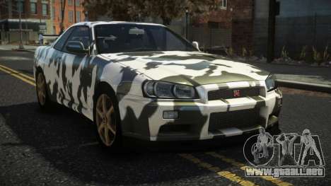 Nissan Skyline R34 Nazuxy S14 para GTA 4
