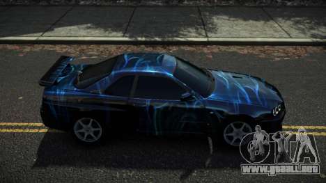 Nissan Skyline R34 Drujo S2 para GTA 4