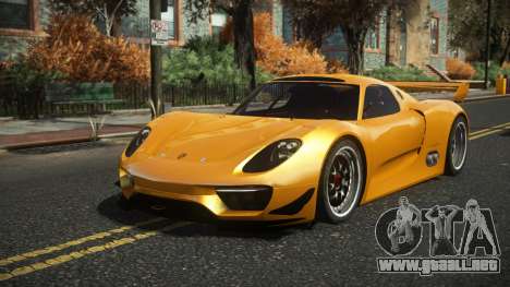 Porsche 918 Azolura para GTA 4