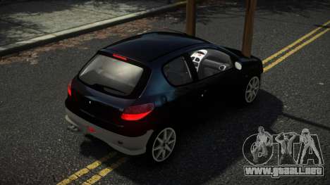 Peugeot 206 Zaserf para GTA 4