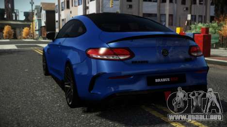 Mercedes-Benz C63S AMG Armuty para GTA 4