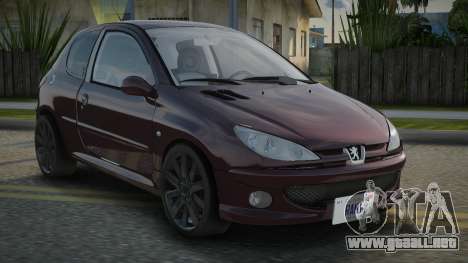 Peugeot 206 Tascoly para GTA San Andreas
