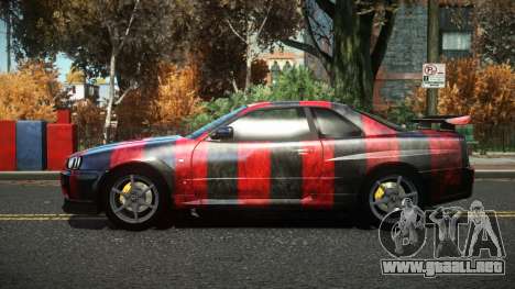 Nissan Skyline R34 Cusvar S12 para GTA 4