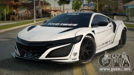 Honda NSX LWB para GTA San Andreas