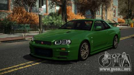 Nissan Skyline R34 Demuno para GTA 4
