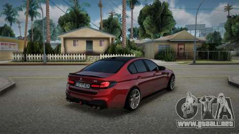 Placas de ósmosis inversa Bmw M5 F90 para GTA San Andreas