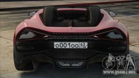 Bugatti Mistral Red para GTA San Andreas