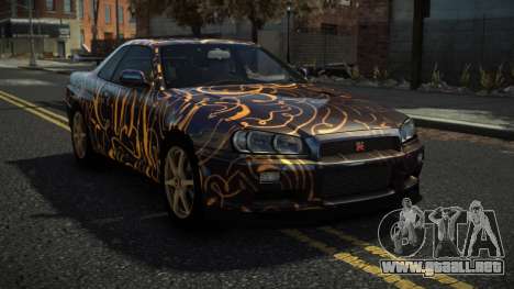 Nissan Skyline R34 Nazuxy S7 para GTA 4