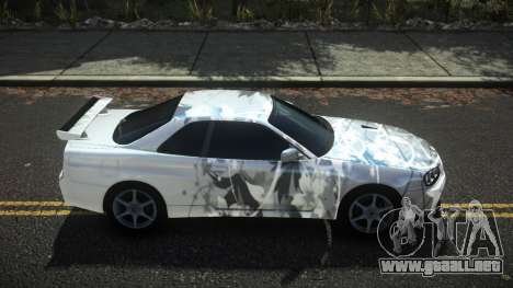 Nissan Skyline R34 Drujo S12 para GTA 4