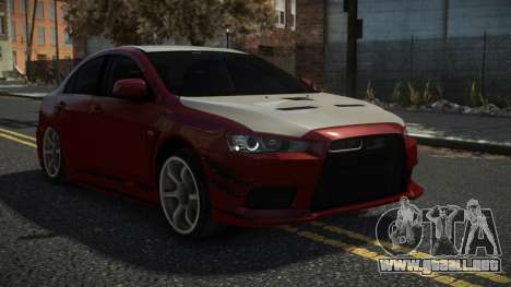 Mitsubishi Lancer Evolution X Volch para GTA 4