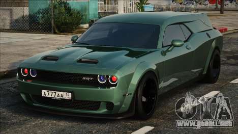 Dodge Challenger SRT Greem para GTA San Andreas